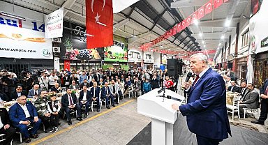 Mansur Yavaş'tan ilk ziyaret Toptancı Hali'ne