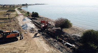 Milas Ören'de altyapı çalışmaları sürüyor