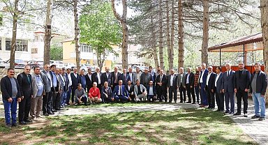 Muhtarlardan Başkan Öztürk'e hayırlı olsun ziyareti