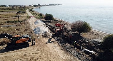 Ören kanalizasyon çalışmasında 25 bin metre tamamlandı