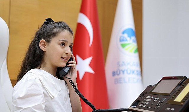 Sakarya minik Başkan Ece'ye emanet