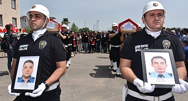 Şehit polisler için tören düzenlendi
