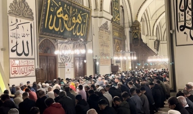 Ulu Cami'de fetih duası yapıldı
