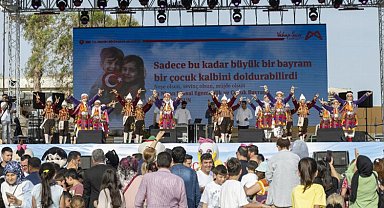 Uluslararası Mersin Çocuk Festivali neşe saçtı