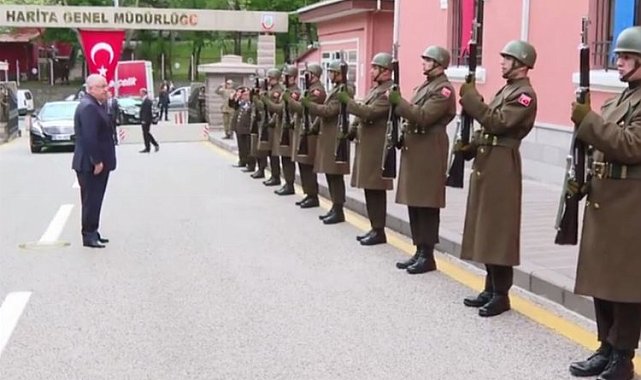 Bakan Güler'den haritacılara ziyaret