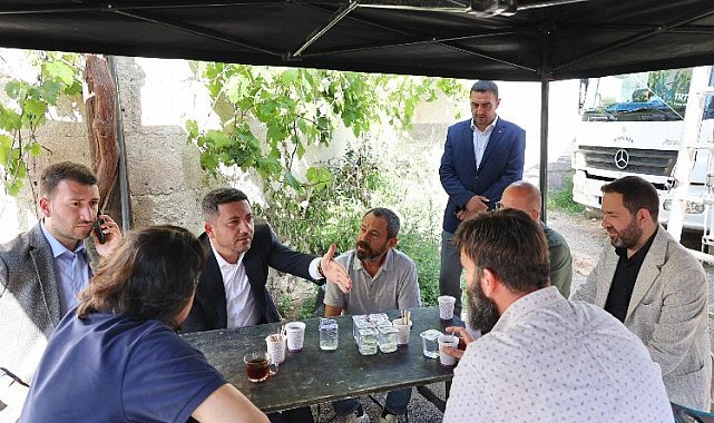 Başkan Arı, Kara Ağaç Destanı dizi setini ziyaret etti