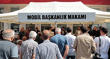 Başkan Arı 'Mobil Başkanlık Ofisi' uygulaması ile gönülleri fethediyor
