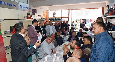 Başkan Arı, sanayi esnafıyla kahvaltıda bir araya geldi