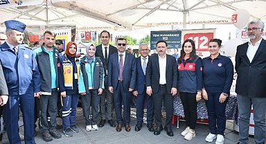Başkan Büyükkılıç, Vali Çiçek İle Emniyet'e yeni alınan araçlarla şehir turu attı