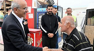 Başkan Er'den İkizce Konteyner Kent'e ziyaret