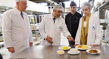 Başkan Güney, Beslenme Saati projesini inceledi