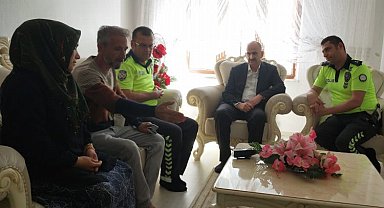 Bingöl polisi trafik kazasında ölen gencin ailesini yalnız bırakmadı