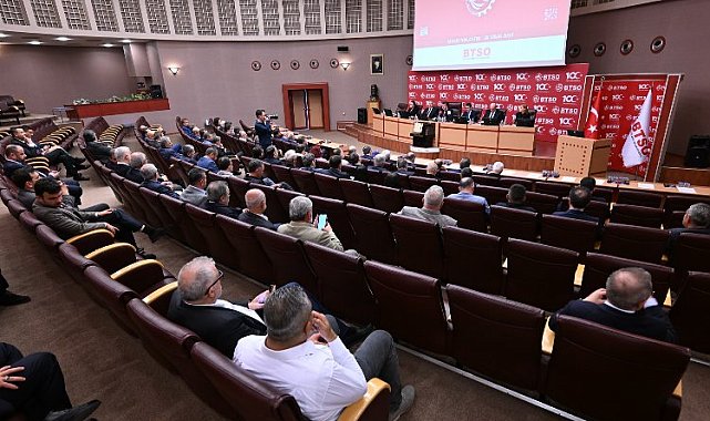 BTSO Nisan Ayı Meclis Toplantısı gerçekleştirildi