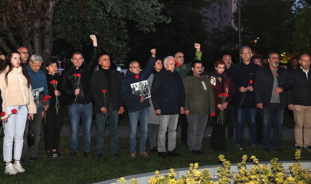 Bursa'da "Üç Fidan"a duygu dolu anma