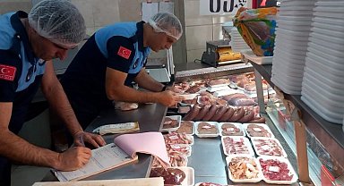 Dilovası kasaplarına denetim