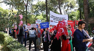 Dokuz Eylül'lü öğrencilerden Filistin dayanışması