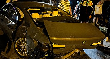 Düzce'de drift kazayla sonuçlandı!