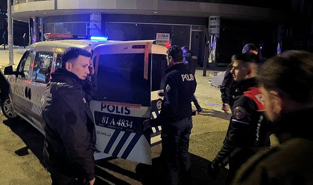 Düzce'de 'dur' ihtarına uymayan sürücüyle kovalamaca