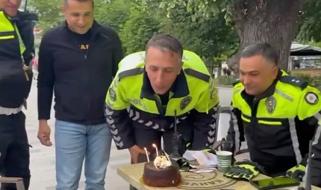 Düzce'de sürpriz doğum günü duygulandırdı