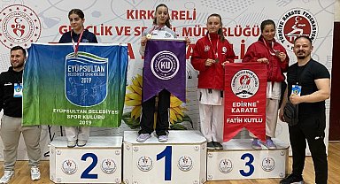 Edirne temsilcisine karatede 8 madalya!
