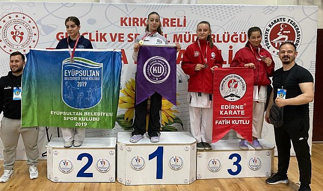 Edirne temsilcisine karatede 8 madalya!