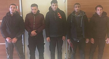 Edirne'de 5 göçmen yakalandı