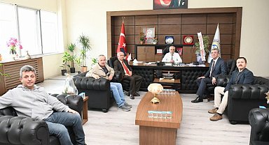 Eğitim İş Keşan Temsilciliği'nden Mehmet Özcan'a ziyaret