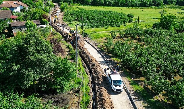 Hendek'in yeni altyapı ağı 12 mahalleye hizmet edecek