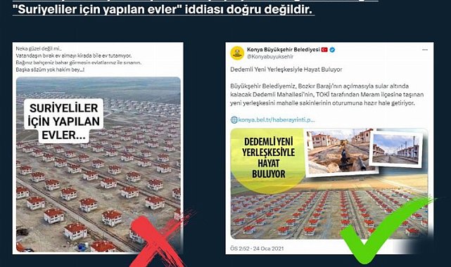 İletişim: Suriyeliler için konut yapılmıyor!
