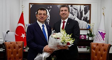 İmamoğlu'ndan Güzel'e tebrik ziyareti