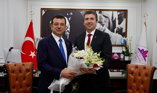 İmamoğlu'ndan Güzel'e tebrik ziyareti