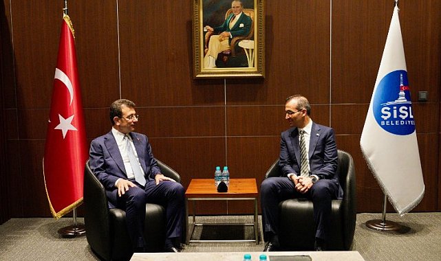 İmamoğlu'ndan Şahan'a tebrik ziyareti