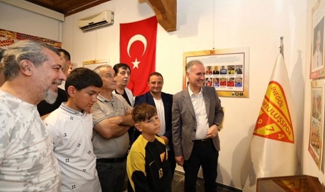 İnegöl'de 'Kurtuluşspor' sergisi açıldı