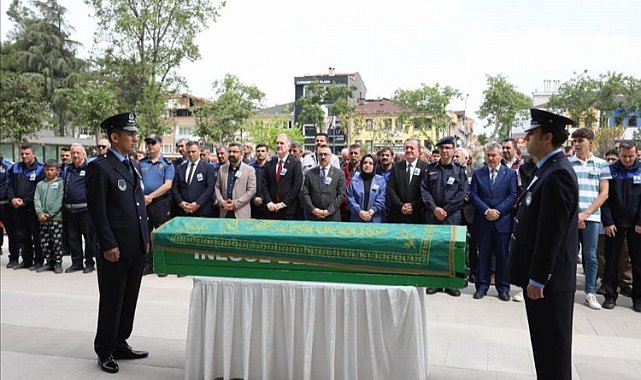 İnegöl'de vefat eden zabıta memuru Şengün için tören düzenlendi