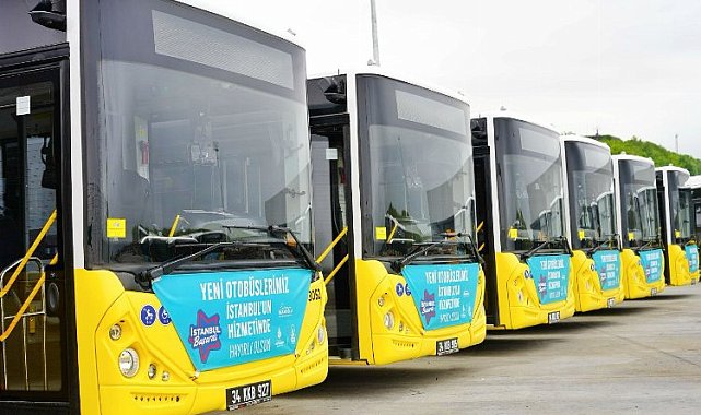 İstanbul'da yeni otobüsler sefere başladı