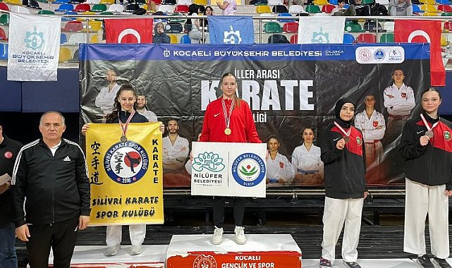 Karatede 1 altın 2 bronz madalya
