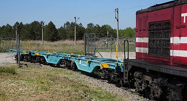 Konteyner vagonlar TCDD'ye teslim edildi