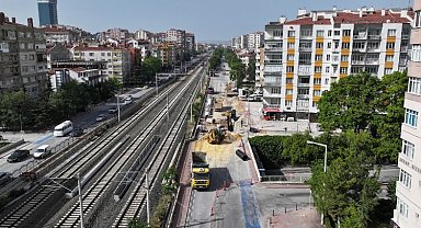 KOSKİ'den Banliyö Hattı güzergahında deplase çalışmaları