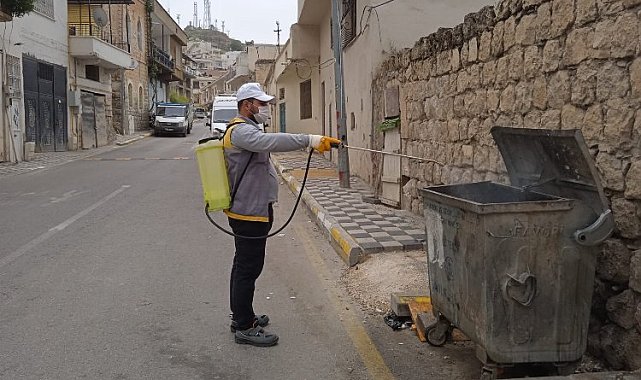 Mardin'de ilaçlama çalışmaları sürüyor