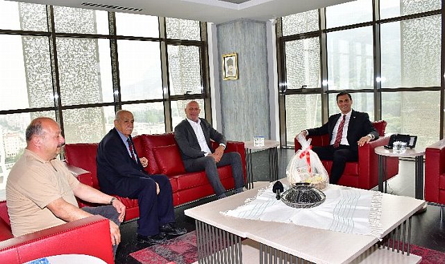 Mesir Derneği yönetiminden Başkan Zeyrek'e ziyaret