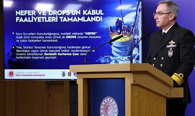 'Nefer' ve 'Drops'un kabul faaliyetleri tamamlandı