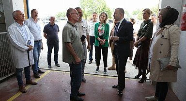 Nilüfer Kaymakamı Süzen'den Kurban Bayramı hazırlıklarına inceleme