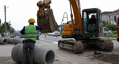 Sakarya Serdivan 1. Cadde'ye yeni kanalizasyon hattı