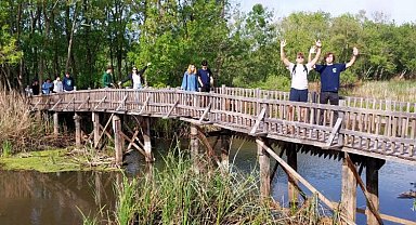 Sakarya'nın cennet köşelerine hayran kaldılar