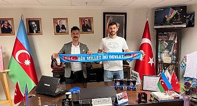 Sertan Tashkin Manisa Azerbaycan Kültür ve Dayanışma Derneğini ziyaret etti