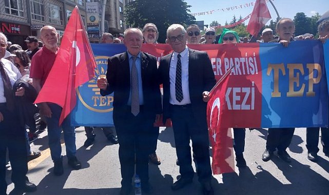 TEP'ten, Büyük Emekliler Mitingi'nde hükümete çağrı