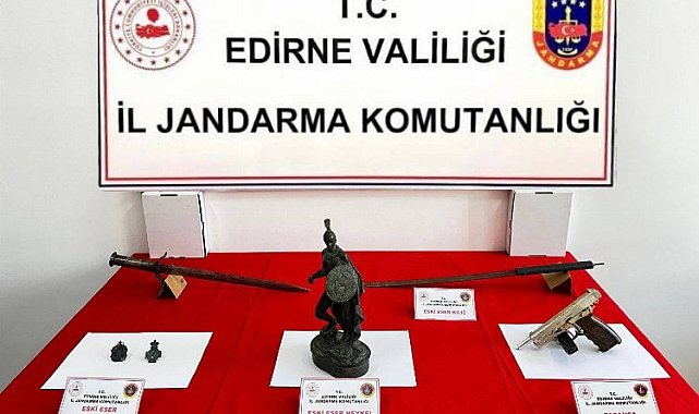 Uzunköprü'de tarihi eser kaçakçılığı operasyonu