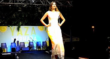 Yaza merhaba etkinliğinde muhteşem Şile Bezi defilesi