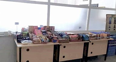 Yenişehir'deki köy okulunun kantininde örnek uygulama