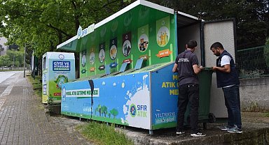 Yıldırım'da atıkların dönüşümü için mobil çözüm